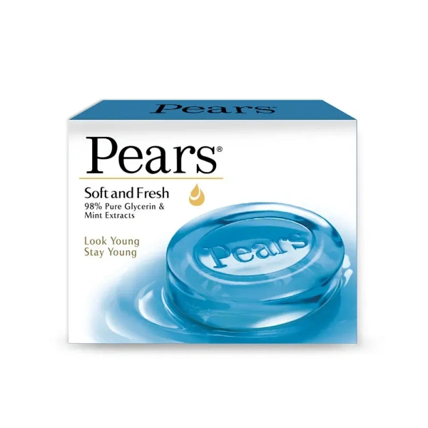 Pears Soft and Fresh Bathing Bar, 50g - 50gm