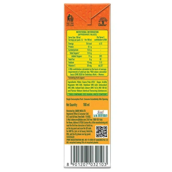 Real Fruit Power Guava - 1Ltr