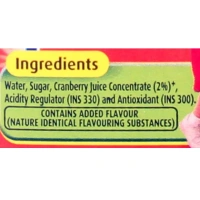 Real Fruit Power Juice - Cranberry - 1Ltr