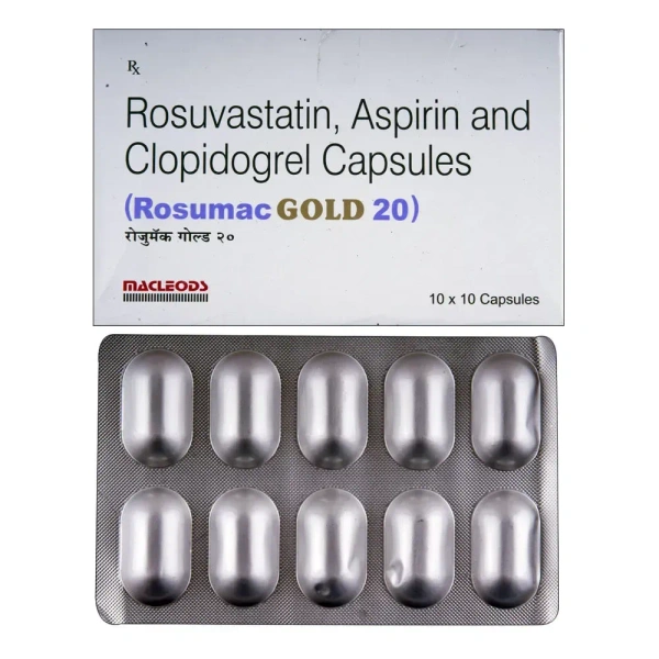 Macleods Pharmaceuticals Ltd Rosumac Gold 20 Capsule - 10 Capsule