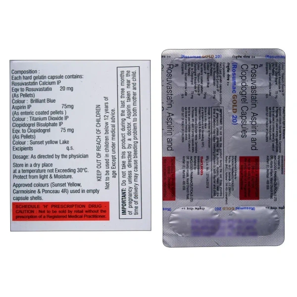 Macleods Pharmaceuticals Ltd Rosumac Gold 20 Capsule - 10 Capsule