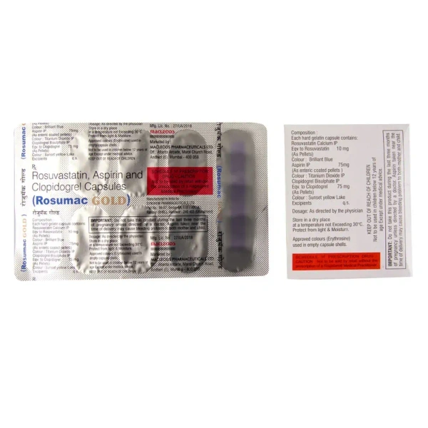 Macleods Pharmaceuticals Ltd Rosumac gold 10mg Capsule - 10 Capsule