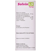 Ipca Laboratories Solvin LS - Bottle of 60 ml Syrup - 60 ml