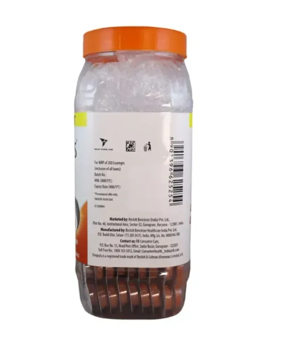 Reckitt Benckiser Strepsils Orange jar - 16 Strips