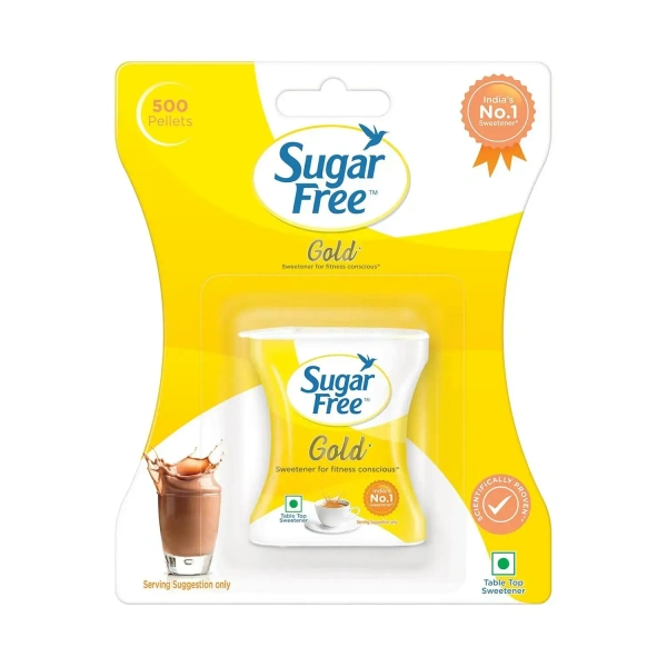 zydus wellness Sugar Free Gold, 500 Pellets - 500 Pellets