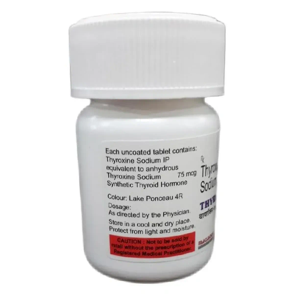 Macleods Pharmaceuticals Limited Thyrox 75 - Bottle of 120 Tablets - 120 Tablets