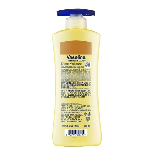 Vaseline Deep Moisture Body Lotion - 400ml