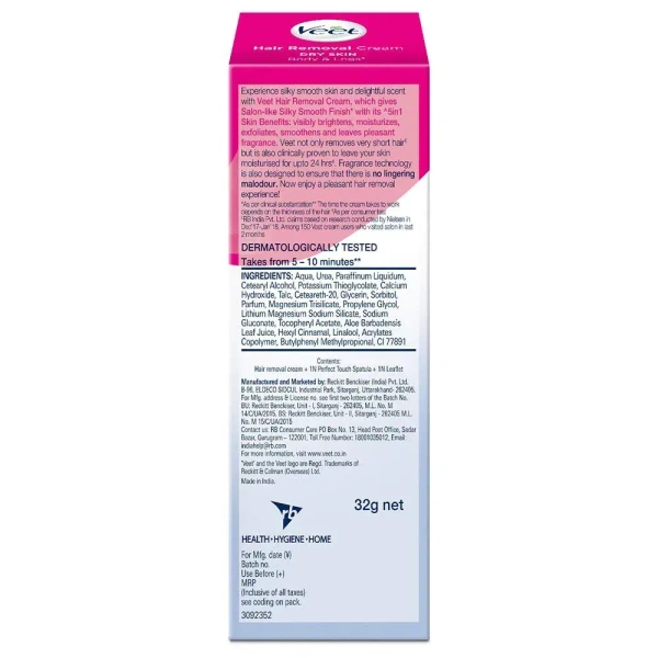 Reckitt Benckiser Veet Hair Removal Cream For Sensitive Skin 30 gm - 30gm