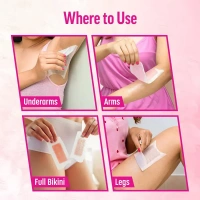 Reckitt Benckiser Veet Professional Waxing Strips Kit for Sensitive Skin, 8 Strips - 4*2 Strips