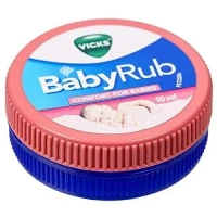 Procter and Gamble Vicks BabyRub, Specifically for Babies-Moisturize, Soothe and Relax your baby - 10ml