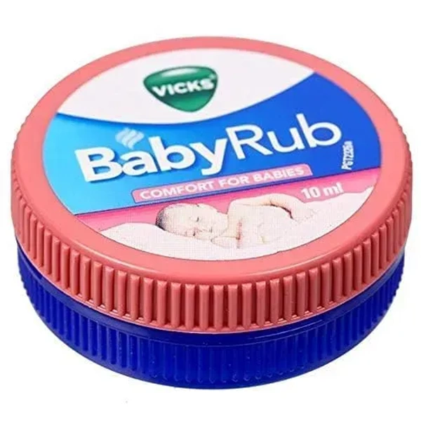 Procter and Gamble Vicks BabyRub, Specifically for Babies-Moisturize, Soothe and Relax your baby - 10ml