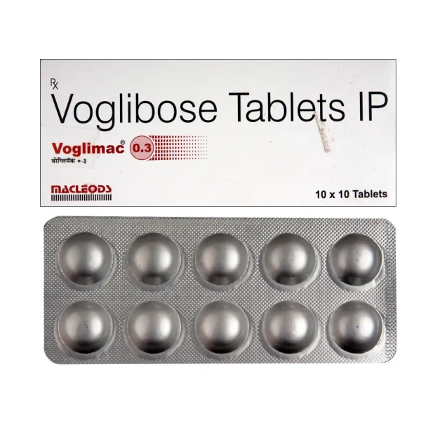  Macleods Pharmaceuticals Ltd Voglimac 0.3 Tablet - 10 Tablets