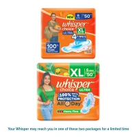 Procter and Gamble Whisper Choice Ultra XL Sanitary Pads for Women  (Pack of 6) - 6 Pads