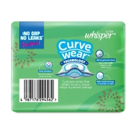 Procter and Gamble Whisper Ultra Up To No Gap No Leaks Sanitary Pads, XL+ (Pack of 6) - 6 Pads