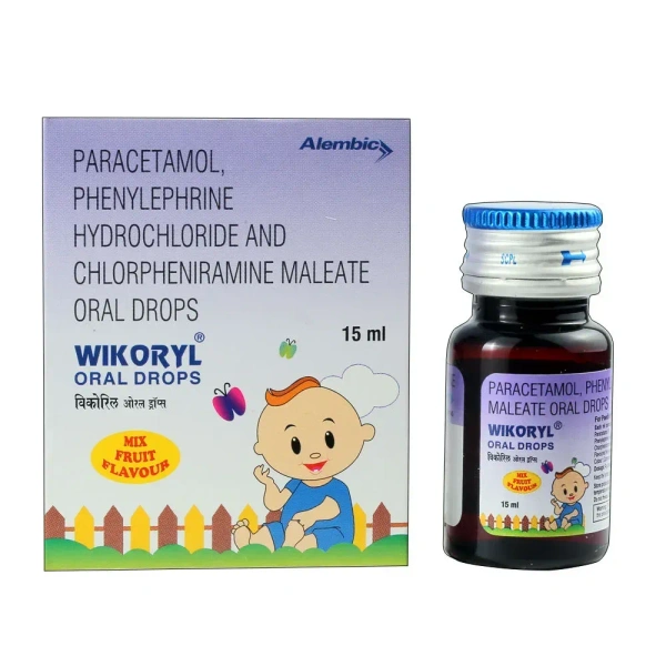  Alembic Pharmaceuticals Ltd Wikoryl Oral Drops - 15ml
