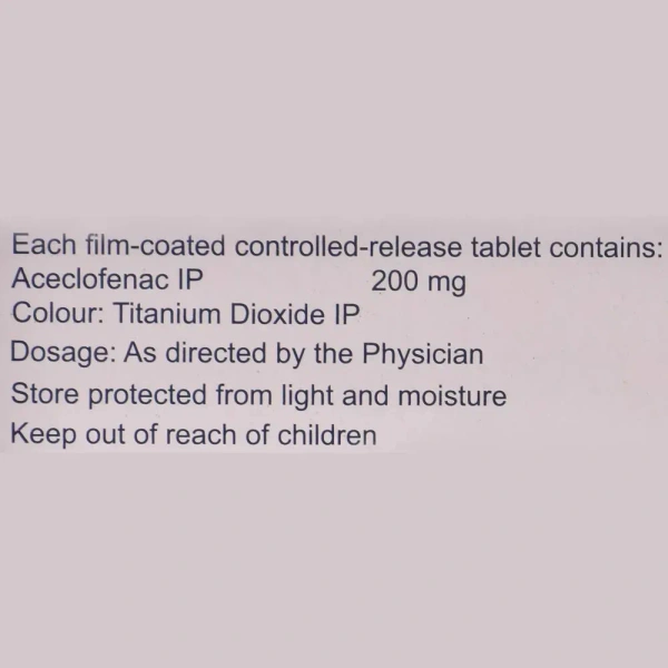 ipca laboratories Zerodol CR - Strip of 10 Tablets - 10 Tablets