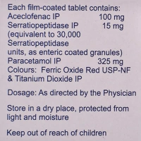 ipca laboratories Zerodol SP - Strip of 10 Tablets - 10Tablets