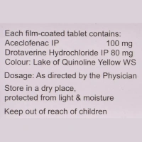 ipca laboratories Zerodol Spas - Strip of 10 Tablets - 10 Tablets