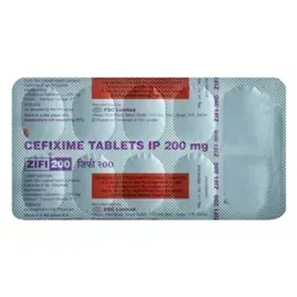 Fdc Zifi 200 Tablet - 10 Tablets