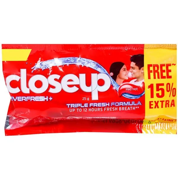 Hindustan Unilever Limited Clos Up Toothpaste Ever Fresh Red Hot Gel - 25gm