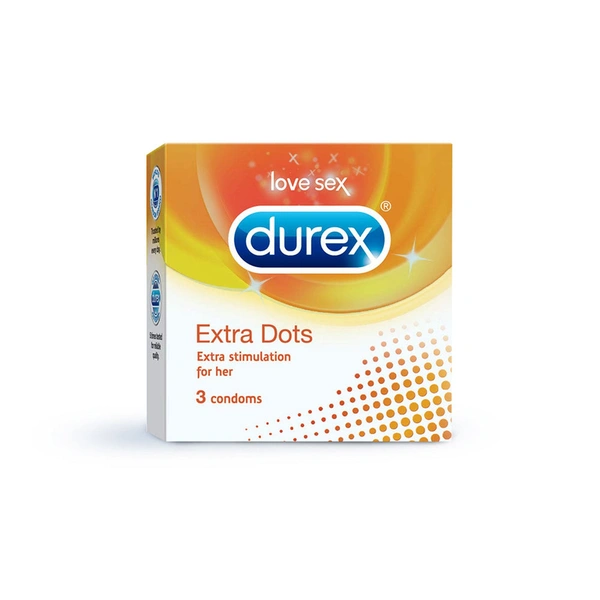 Reckitt Benckiser Durex Extra Dots Condom - 3N