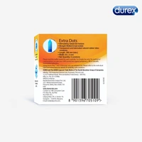 Reckitt Benckiser Durex Extra Dots Condom - 3N