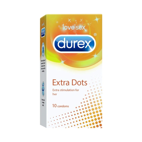 Reckitt Benckiser Durex Extra Dots Condom - 10N