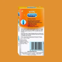 Reckitt Benckiser Durex Extra Dots Condom - 10N