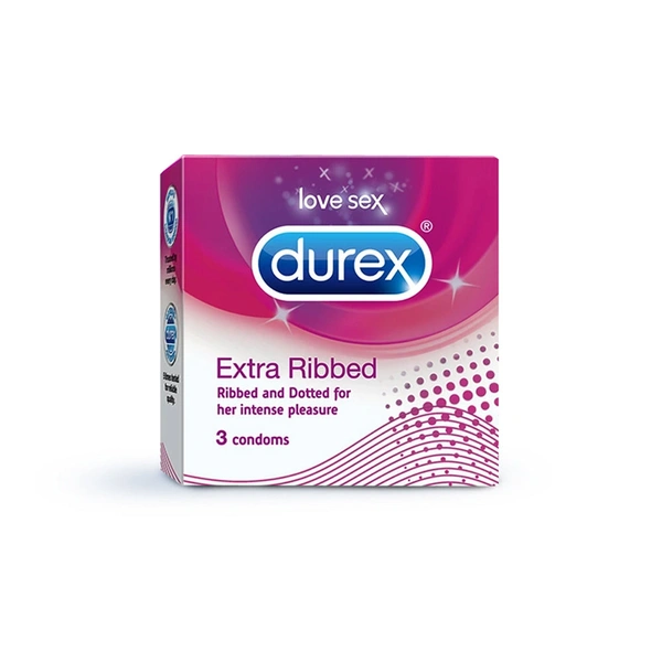 Reckitt Benckiser Durex Extra Ribbed Condom - 3N