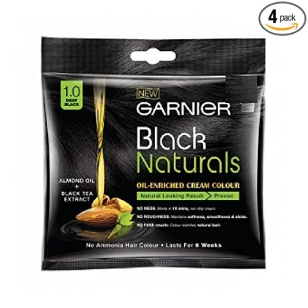 Garnier Black Naturals Shade 1 Natural Black - 10ml+10ml