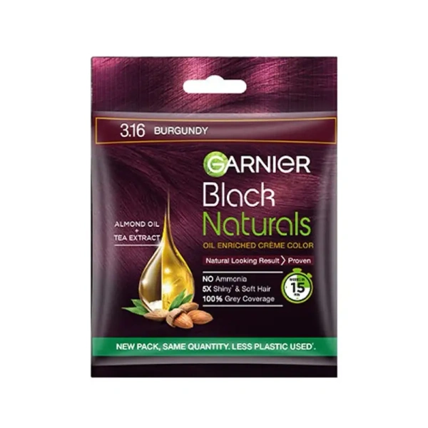 Garnier Black Naturals Shade 3.16 Burgundy - 10ml+10ml