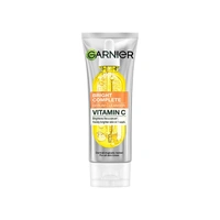 Garnier Vitamin C + Serum Face Wash | Visibly Brighter Skin in Just 1 Wash | Gentle cleanser for Skin Brightening & Tan Removal | For dry, oily, sensitive skin | Facewash for Women & Men | 50gm