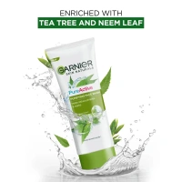 Garnier Skin Naturals, Pure Active Purifying Face Wash With Real Neem Extract (50 gm)