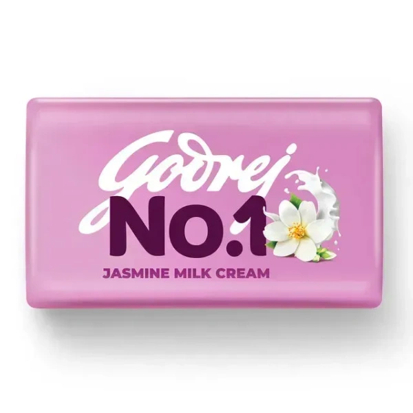 Godrej Consumer Products Ltd. Godrej No.1 Jasmine Milk Cream Bathing Soap - 5*100gm