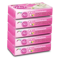 Godrej Consumer Products Ltd. Godrej No.1 Jasmine Milk Cream Bathing Soap - 5*100gm