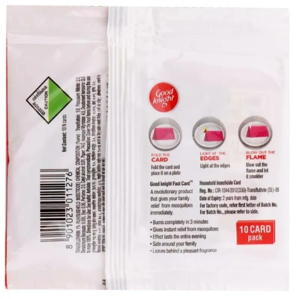 Godrej Consumer Products Ltd. Good Knight Fast Card - 10N