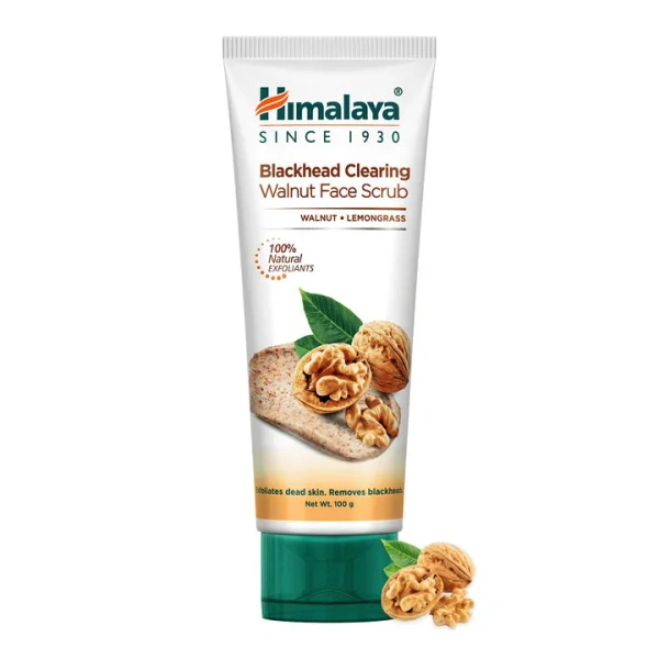 Himalaya Blackhead Clearing Walnut Face Scrub - 100gm