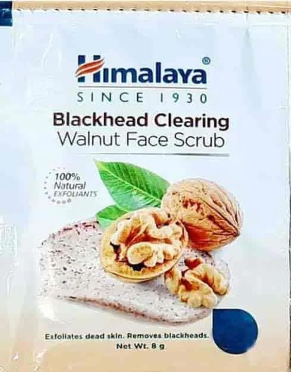 Himalaya Blackhead Clearing Walnut Face Scrub - 8gm