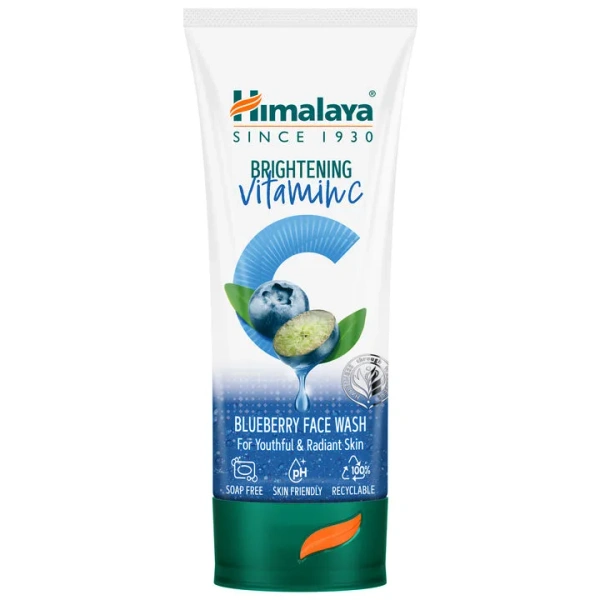 Himalaya Brightening Vitamin C Blueberry Face Wash - 50ml