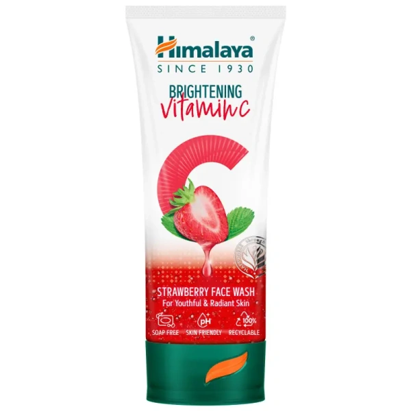 Himalaya Brightening Vitamin C Strawberry Face Wash - 100ml