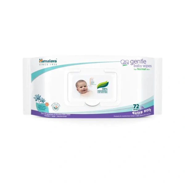 Himalaya Gentle Baby Wipes - 72wips