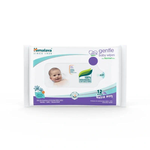 Himalaya Gentle Baby Wipes - 12wips