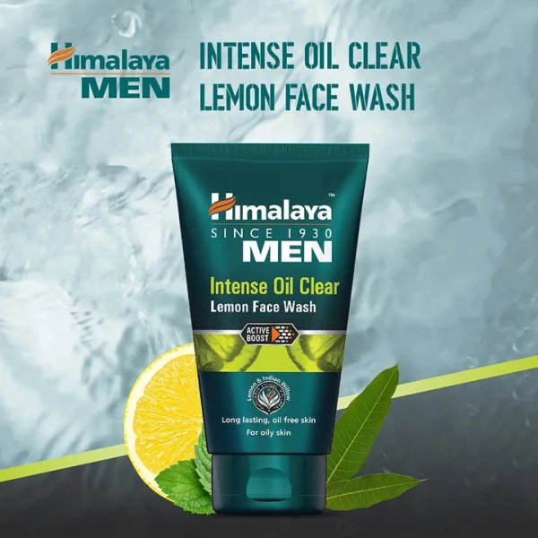 Himalaya Men Intense Oil Clear Lemon Face Wash - 50ml