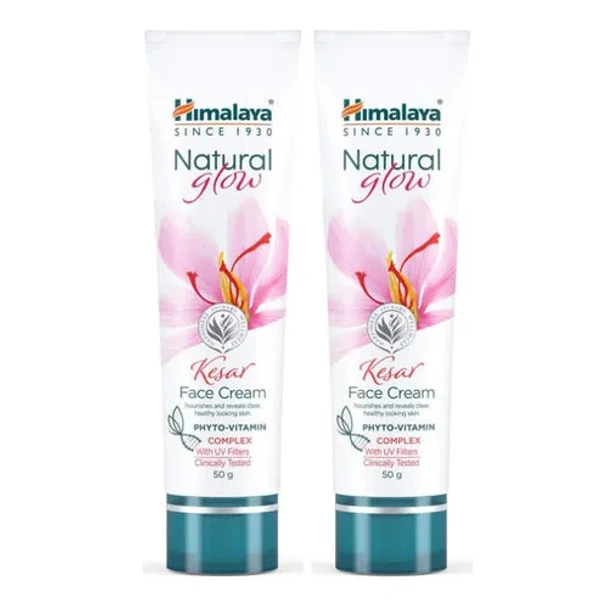 Himalaya Natural Glow Kesar Face Cream - 2*50gm