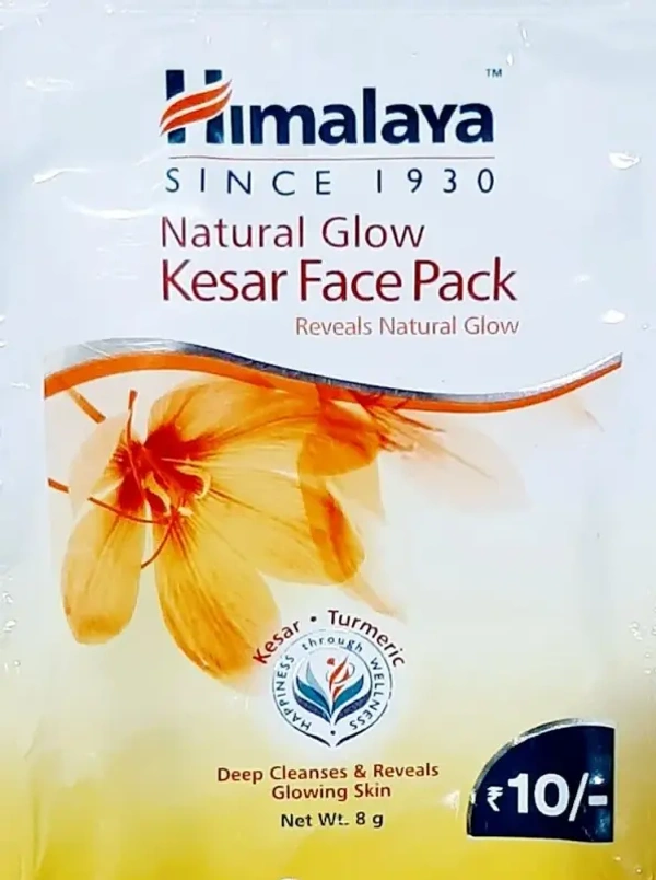 Himalaya Natural Glow Kesar Face Pack - 8gm