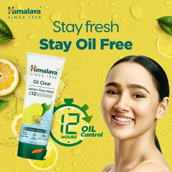 Himalaya Oil Clear Lemon Face Wash - 100ml