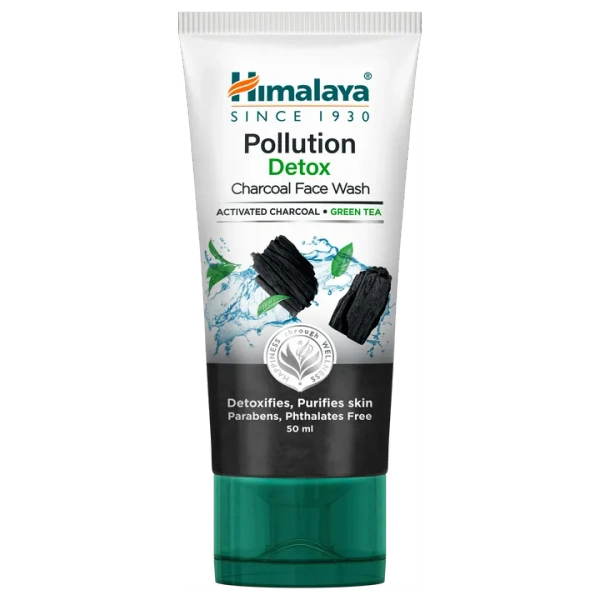 Himalaya Pollution Detox Charcoal Face Wash - 100gm