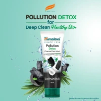 Himalaya Pollution Detox Charcoal Face Wash - 100gm