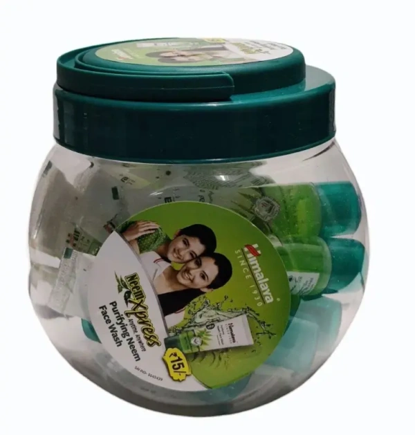 Himalaya Purifying Neem Face Wash Jar - 12+1Pices