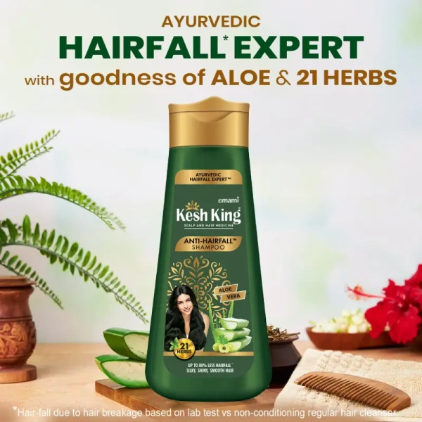 Emami Kesh King Ayurvedic Anti Hair Fall Shampoo - 80ml